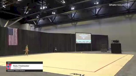 Ruby Freshwater - Ball, Legacy Elite - 2021 USA Gymnastics Championships