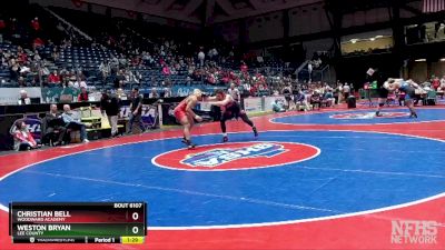 6A-215 lbs Quarterfinal - Weston Bryan, Lee County vs Christian Bell, Woodward Academy