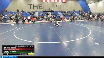 66-70 lbs Round 1 - Samuel Smith, Grantsville Wrestling Club vs Monty Lenhart, Westlake