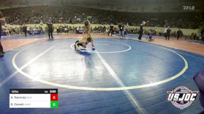 52 lbs Round Of 32 - Axel Ramirez, Smith Wrestling Academy vs Bradlee Donati, Henryetta Knights Wrestling Club