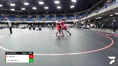 285 lbs Cons. Round 2 - Matt Medina, St. Charles East vs Danzel Newell, Marist