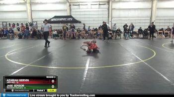 90 lbs Round 2 (4 Team) - Azariah Gervin, Ares Red vs Jase Sensor, Michigan Matcats