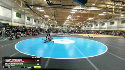 75 lbs Champ. Round 2 - Brayden Rodgers, Eastside United vs Hailey Robinson, Thermopolis Wrestling Club