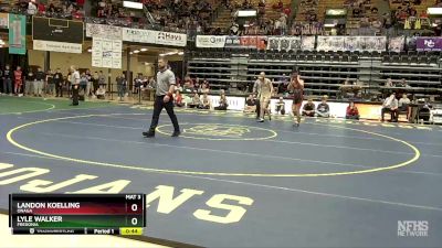 132 lbs Cons. Round 1 - Lyle Walker, Fredonia vs Landon Koelling, Onaga