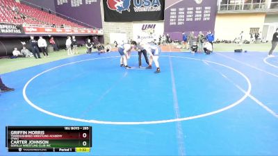 285 lbs Round 3 - Carter Johnson, Gorilla Wrestling Club Inc vs Griffin Morris, Thoroughbred Wrestling Academy (TWA)