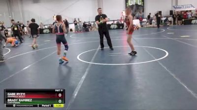 85 lbs Quarterfinal - Gabe Ryzyi, Shamrock Select vs Brady Ramirez, Contenders