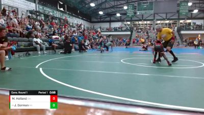 54-60 lbs Cons. Round 1 - Jack Gorman, SJO Youth Wrestling Club vs Mason Holland, STL Warrior