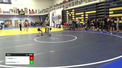 56 lbs Semifinal - Jackson Habel, Seneca Valley vs Brayden Kuhlman, Westshore