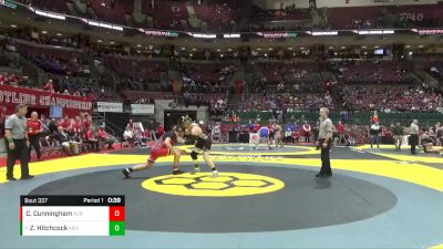 D3-215 lbs Cons. Round 3 - Zane Hitchcock, Mechanicsburg vs Caleb Cunningham, Ash. Crestview