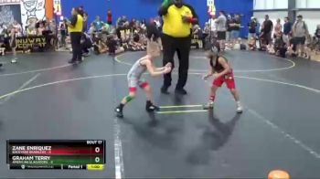 38 lbs Round 5 (8 Team) - Zane Enriquez, Backyard Brawlers vs Graham Terry, American Gladiators