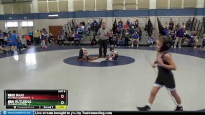 49 lbs Round 3 (4 Team) - Ben Rutledge, Franklin Central vs REID BAAS, Franklin Community