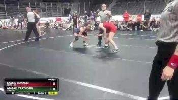 W 144 lbs Round 1 (4 Team) - Cassie Bonacci, Texas vs Abigail Trayhorn, Utah
