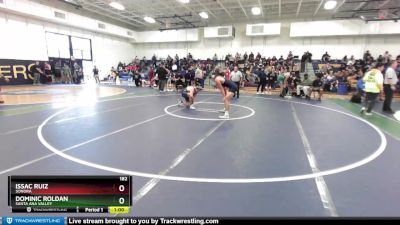 182 lbs Cons. Round 2 - Dominic Roldan, Santa Ana Valley vs Issac Ruiz, Sonora