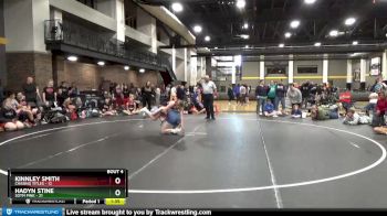 142 lbs Placement (4 Team) - Kinnley Smith, Chasing Titles vs Hadyn Stine, SOTM Pink