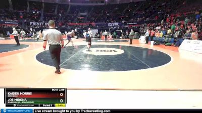 2A 220 lbs Cons. Round 1 - Joe Midona, Riverside (R.-Brookfield) vs Kaiden Morris, Rochelle