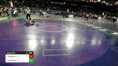 45 lbs Round Of 32 - Liam Paglione, Power Half Wrestling Academy vs Vito Dimatteo, Shore Thing WC