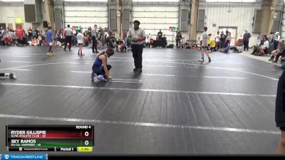 80 lbs Round 4 (6 Team) - Ryder Gillispie, Elite Athletic Club vs Sky Ramos, So Cal Hammers