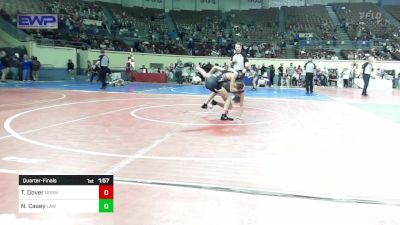 88 lbs Quarterfinal - Taylor Dover, Norman JH vs Nadelyn Casey, Little Axe Women's Wrestling