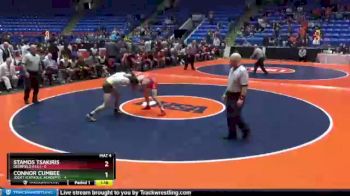 152 lbs Finals (8 Team) - Connor Cumbee, Joliet (Catholic Academy) vs Stamos Tsakiris, Deerfield (H.S.)