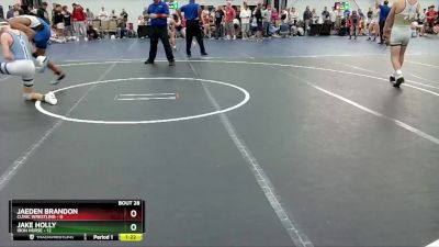 113 lbs Round 7 (8 Team) - Jake Holly, Iron Horse vs Jaeden Brandon, Clinic Wrestling