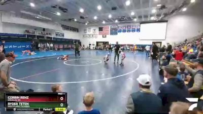 67 lbs Quarterfinal - Corbin Renz, Douglas WC vs Ryder Teten, High Plains Thunder