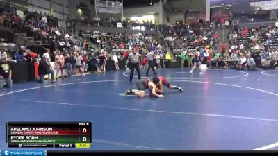 140 lbs Champ. Round 1 - Ryder Sohm, Siouxland Wrestling Academy vs Apelamo Johnson, Jackson County Wrestling Club