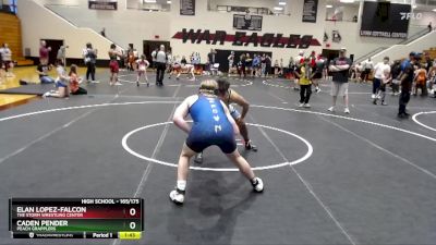 165/175 Round 2 - Caden Pender, Peach Grapplers vs Elan Lopez-falcon, The Storm Wrestling Center