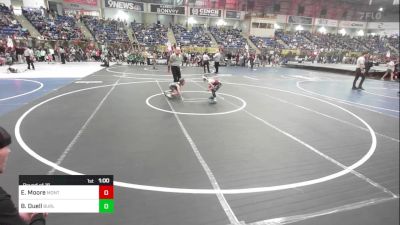 54 lbs Round Of 16 - Elijah Moore, Montrose Elite vs Brooks Duell, Burlington Youth Wrestling