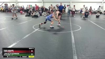 92 lbs Round 3 (8 Team) - Lincoln Glennon, PA Alliance vs Sam Adams, Terps Xtreme