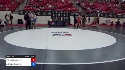 55 kg Rnd Of 16 - Ty Henderson, Maurer Coughlin Wrestling Club vs Jorge De La Rosa, Oregon Wrestling National Team