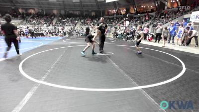 85 lbs Consi Of 16 #2 - Atreyu Mcdow, Miami Takedown Club vs Jaxon Rickers, Woodward Youth Wrestling