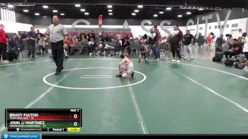 55 lbs Placement Matches (8 Team) - Brady Fulton, Team Ohio (OH) vs John JJ Martinez, Aggression Legionaries