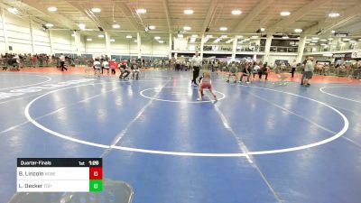 55 lbs Quarterfinal - Brynn Lincoln, None vs Lorelei Decker, Top Game