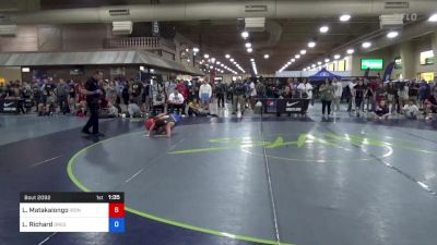 57 kg Rnd Of 64 - Limoni Matakaiongo, Iron County Wrestling Academy vs Leon Richard, Oregon