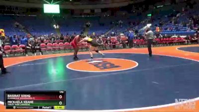 170 lbs Cons. Round 2 - Mickaela Keane, Tinley Park (Andrew) vs Basirat Sodiq, Flossmoor (Homewood-F.)