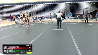 115 lbs Round 5 (10 Team) - Sam Duarte, Hanover Hawkeye vs Noah Longendyke, Legend Wrestling