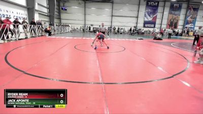 76 lbs Rd# 5- 3:45pm Friday Final Pool - Ryder Ream, Nauman Green vs Jack Aponte, NCWAY National Team