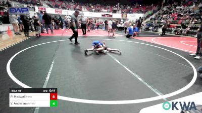 70 lbs Rr Rnd 4 - Lane Coffman, Claremore Wrestling Club vs Chet David, Coweta Tiger Wrestling