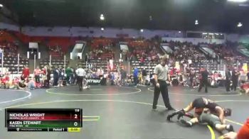 119 lbs Semis & 1st Wrestleback (8 Team) - Kasen Stewart, Pine River vs Nicholas Wright, Belding Black Knights