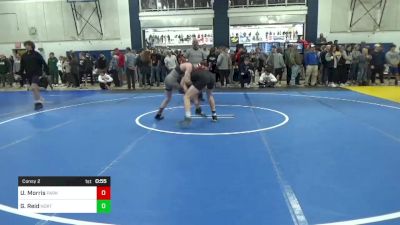 121 lbs Consy 2 - Uriah Morris, Parkersburg South-WV vs Griffen Reid, North Allegheny