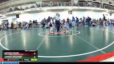 56 lbs Cons. Round 2 - Jayceon Moore, Perry Meridian Wrestling Club vs Connor Prozanski, Milan Tribe Wrestling Club