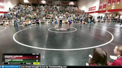 138 lbs Cons. Round 1 - Edward Garduno, Campbell County vs Timber VanGieson, Lyman