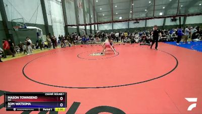 144 lbs Champ. Round 1 - Mason Townsend, WA vs Som Watsoma, OR