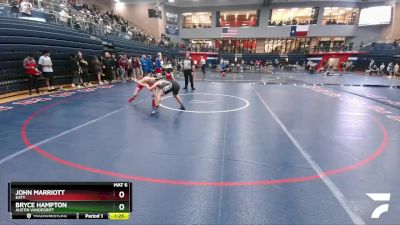 132 lbs Quarterfinal - John Marriott, Katy vs Bryce Hampton, Austin Vandegrift