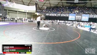 3A 113 lbs Cons. Round 3 - Amadis Sang, University vs Atheer Alwadi, Arlington