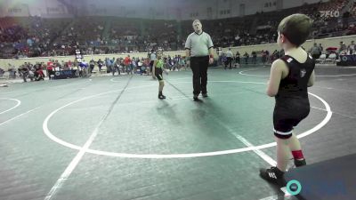 60 lbs Consi Of 16 #2 - Charley Payne, Blackwell Wrestling Club vs AmaniWi LaMere, Standfast