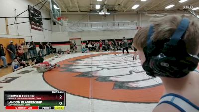 93 lbs Semifinal - Cormick Fischer, Eastside United Wrestling Club vs Landon Blankenship, Cody Wrestling Club