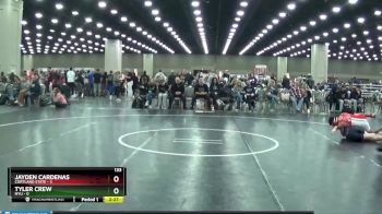 133 lbs Finals (8 Team) - Jayden Cardenas, Cortland State vs Tyler Crew, NYU