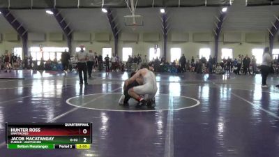 133 lbs Quarterfinal - Jacob Macatangay, Purdue- Unattached vs Hunter Ross, Unattached