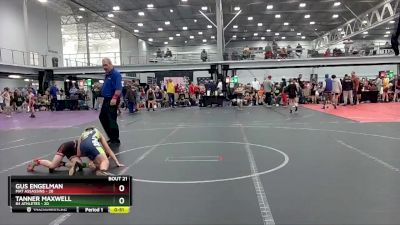 84 lbs Round 6 (8 Team) - Tanner Maxwell, 84 Athletes vs Gus Engelman, Mat Assassins